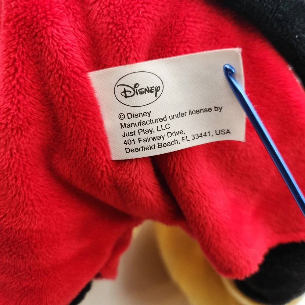 Disney Mickey Mouse Clubhouse Yellow Tennis Shoes Floppy Plush‎ Toy for Kids